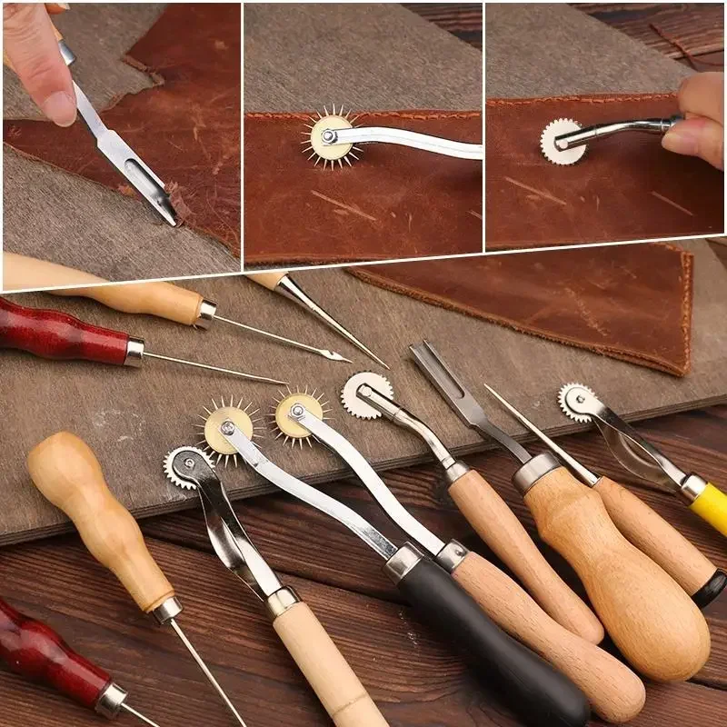 L7-2 DIY Handmade Leather Working Tools Set Other Leather Craft Tools Professional Leather Tools Craft Set