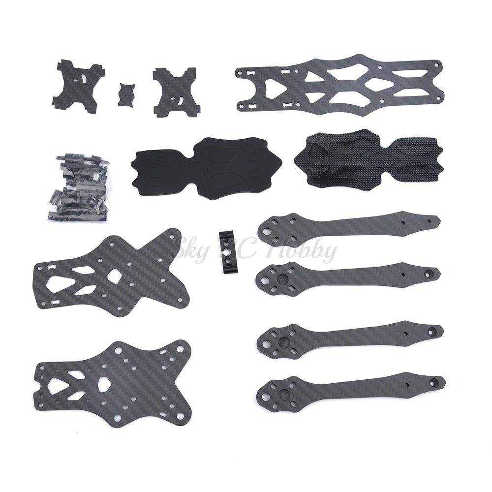 5 Zoll 225mm 225 / 6 Zoll 260mm / 295mm Carbonfaser Quadcopter-Rahmen-Kit 5,5mm Arm für APEX FPV Freestyle RC Racing Drohnenmodelle – Detail 13