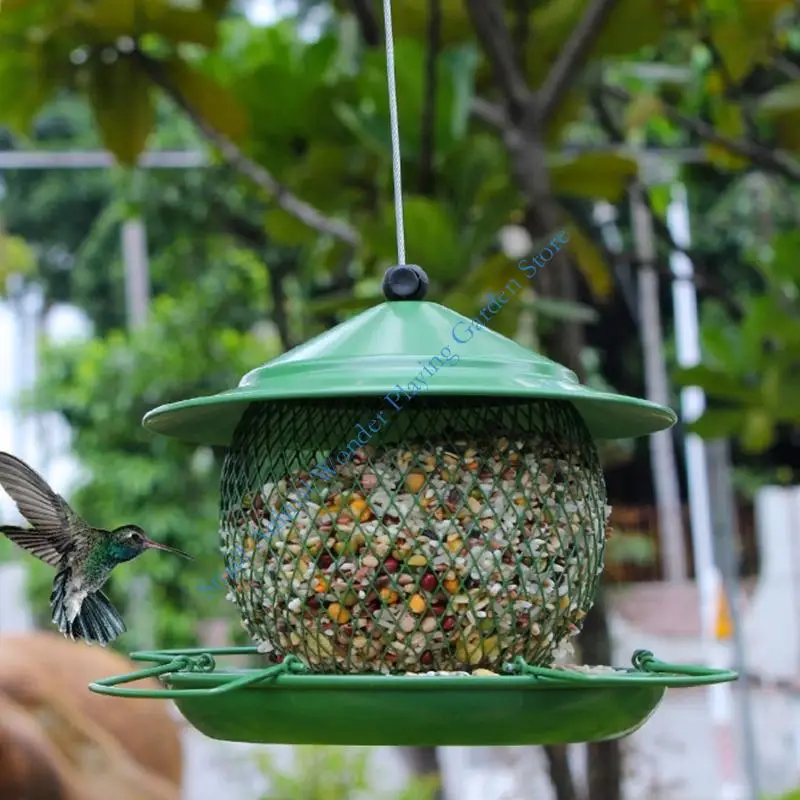 C9GC Bird Feeder For Outside Multipurpose Metal Bird Cage Feeder Reusable Feeding Accessories For Home Indoor Outdoor Garden