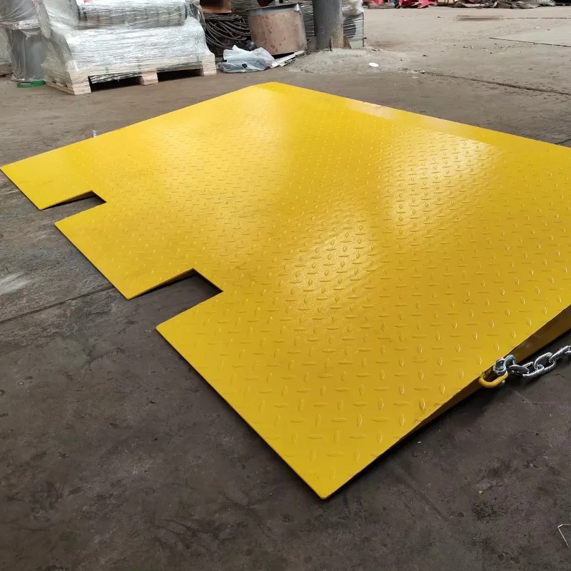

High strength mobile loading and unloading terminal ramp forklift plate carbon steel