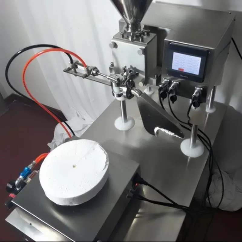 Automatic Cake Icing Machine Cake Decorating Ice Froging Machine Ice Coating Machine for Cake Customized