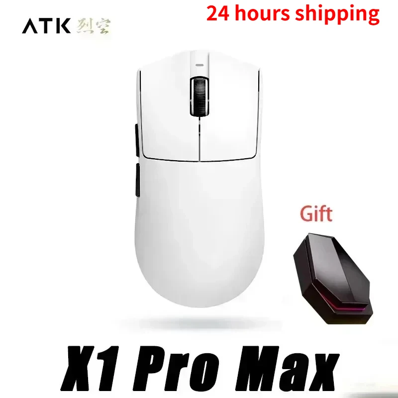 ATK Blazing Sky X1 8K Mouse Wireless  Low Latency FPS Three Mode Game Mouse Lightweight E-sports Custom PC Gaming Accessories