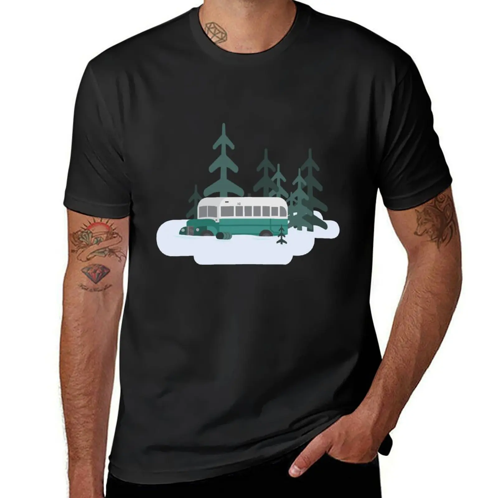 

Into the Wild T-Shirt custom t-shirts cotton man t-shirts shirts graphic mens plain t shirts