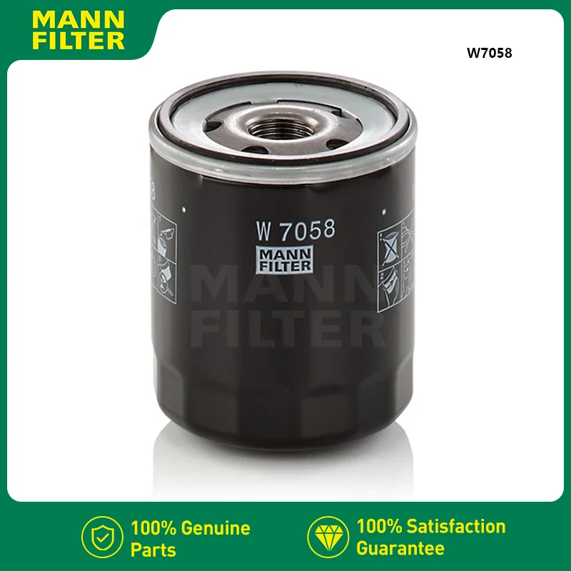 

MANNFILTER W7058/W7058M Oil Filter For PEUGEOT 206 2007 2008 407 CITROEN C3 1.4L C4 C5 C6 Xsara Picasso 1109CA 1109K2 9456203580