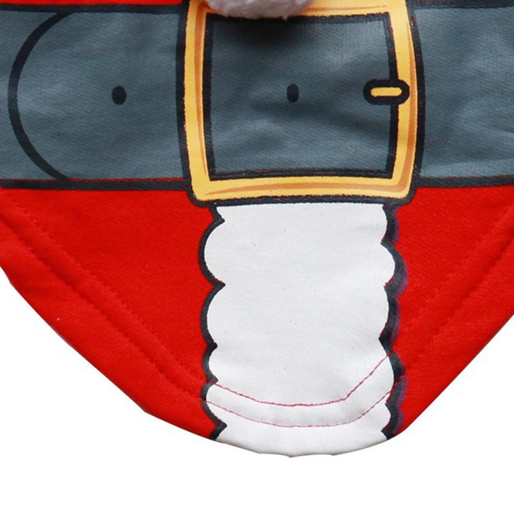 

Dog Santa Claus Clothes Winter Warm Coat Pet Cotton Costume Christmas Themed Clothing