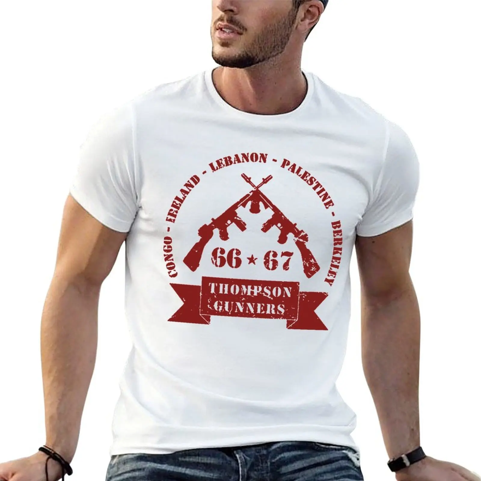 

Roland the Headless Thompson Gunner T-Shirt man t shirt graphic man t shirt cotton T-Shirt