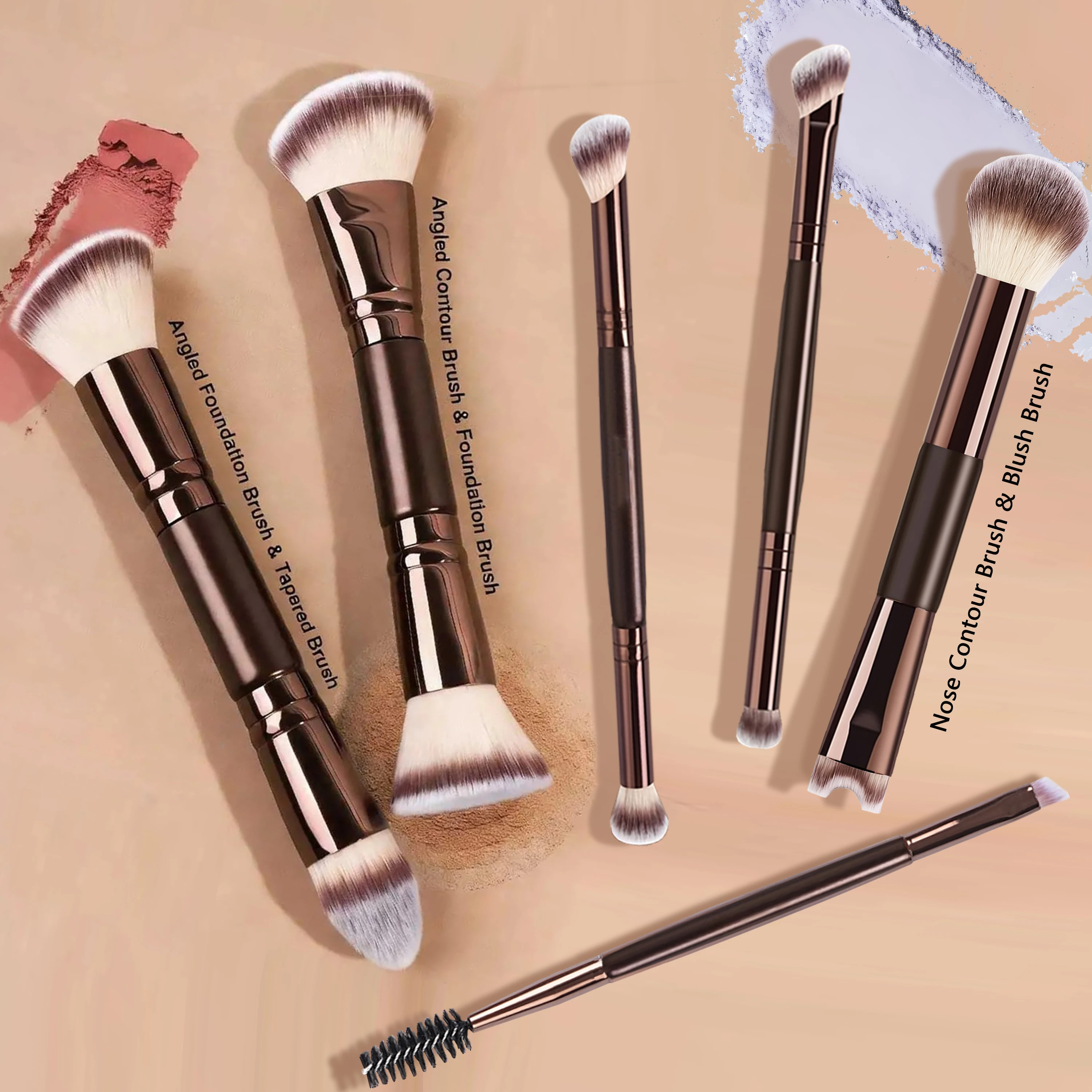 ชุดแปรงแต่งหน้าสองหัว 16 ชิ้น - Makeup Beauty Ro บทวิจารณ์และราคา