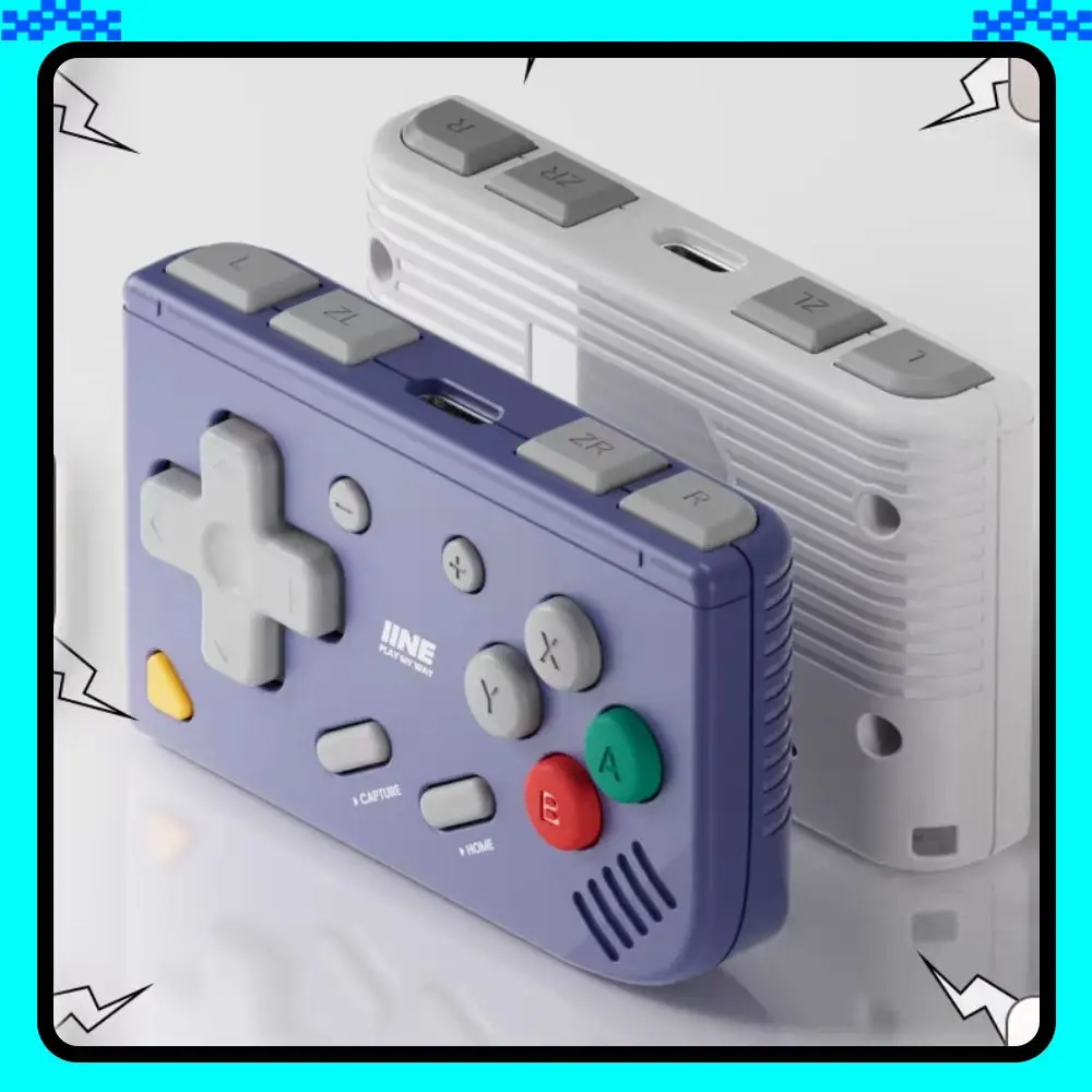 IINE Mini Controller Retro Ananke Gen 2 Mini Game Controller Long Battery Life Bluetooth Gamepads RetroPocket Gamepad Controller