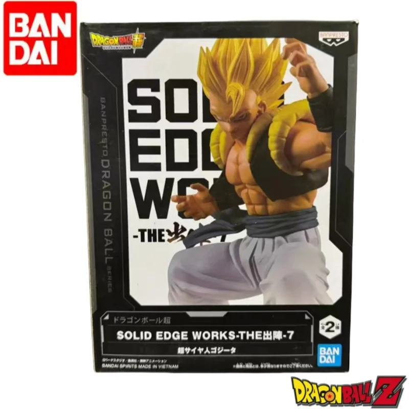 

In Stock Bandai Original Dragon Ball Banpresto Gogeta Figurine Model Ornaments Anime Toys Statue Holiday Gifts Anime Merchandise