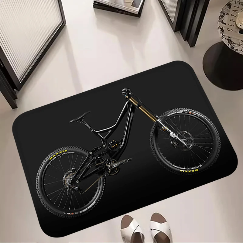 Bicycle Doormat Specialized Bathroom Carpets Entrance Doormat Floor Mats Bike Carpet Anti Slip Mat Home Kitchen Hallway Decor