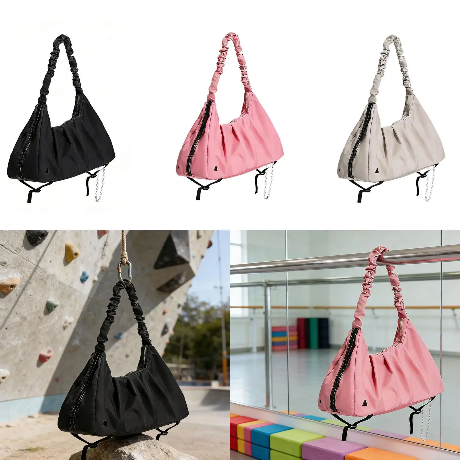 

Women's Gym Bag Crossbody Bags Swimming Bag Multifunctional with Shoe Compartment Weekender Bags Yoga Dance Bags for Workout