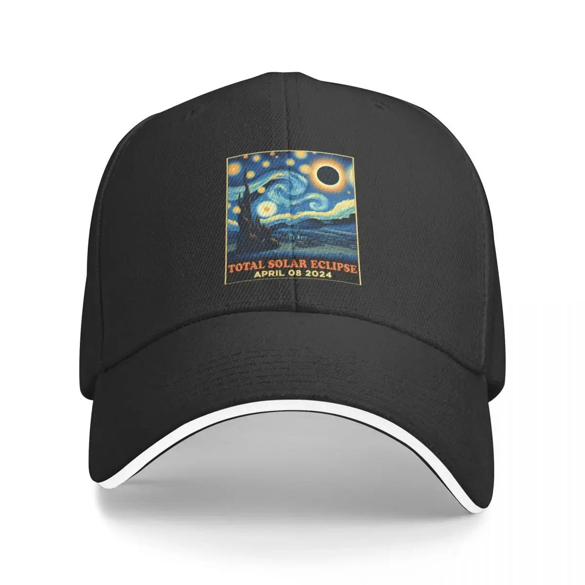 Total Solar Eclipse April 8 2024 Baseball Cap party Hat Icon For Women 2024 Men's