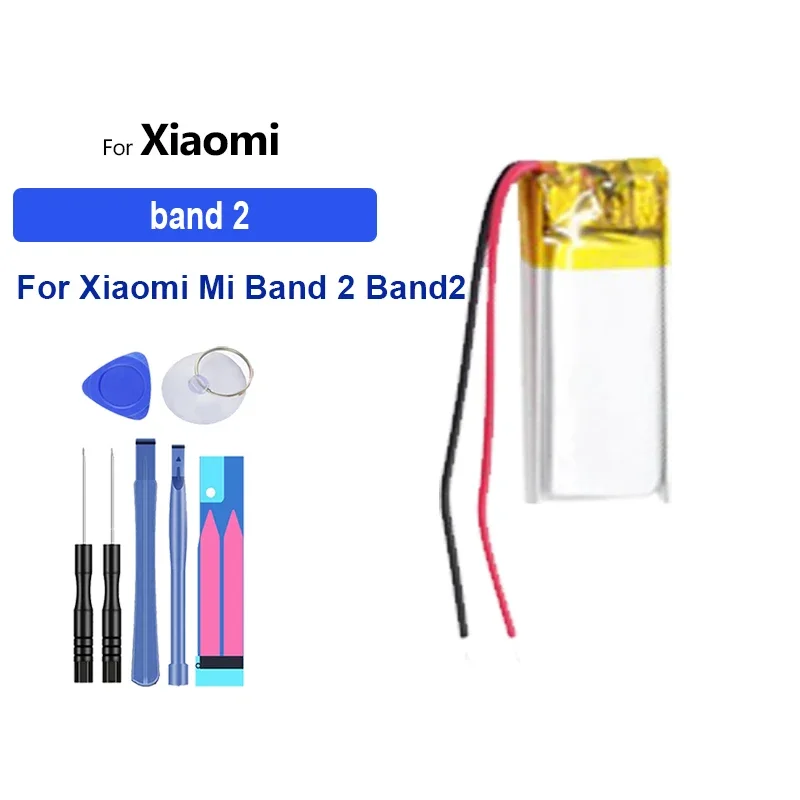 High Capacity Battery 75mah-231mah For Xiaomi Mi Band 1 2 3 4 5 (7 8) Pro Portable batteries