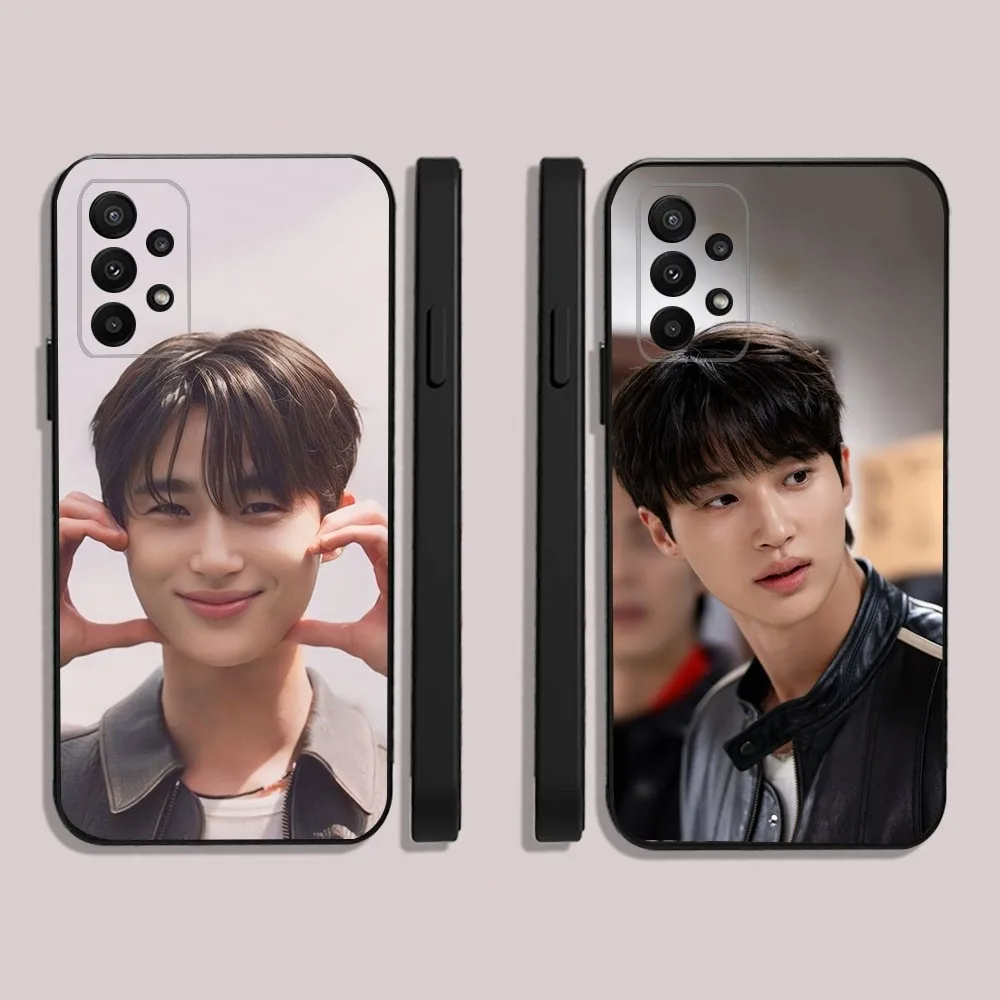 Byeon Woo Seok  Phone Case For Samsung S24,23,22,30,21,10,9,Ultra,Plus,Lite,FE,5G Black Soft Case