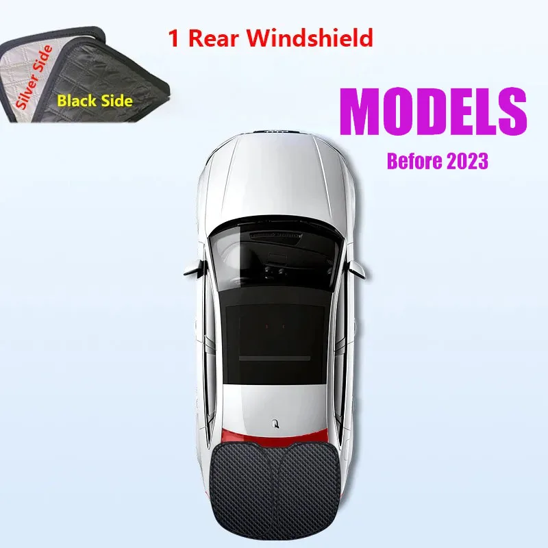 für Tesla Modell 3 Y S X 2025-2020 2026, Upgrade, Sichtschutz, Seitenfenster, Sonnenschutz, vorne und hinten, Windschutzscheibe, Blindschattierung, Outdoor, Camping