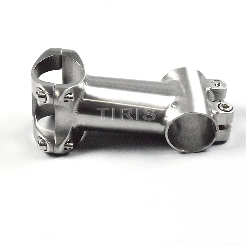 TIRIS-BL6 Titanium Ultralight Bicycle Stem Accessories, MTB Cycling Parts, Custom Length Angle 5 °