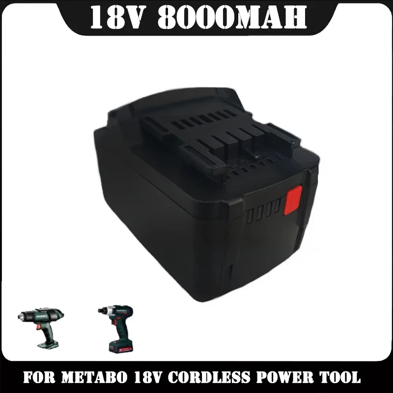 

18V 8000mah for Metabo Cordless Power Tool Drill Drivers Wrench Hammers 625592000 625591000 ﻿18650 battery