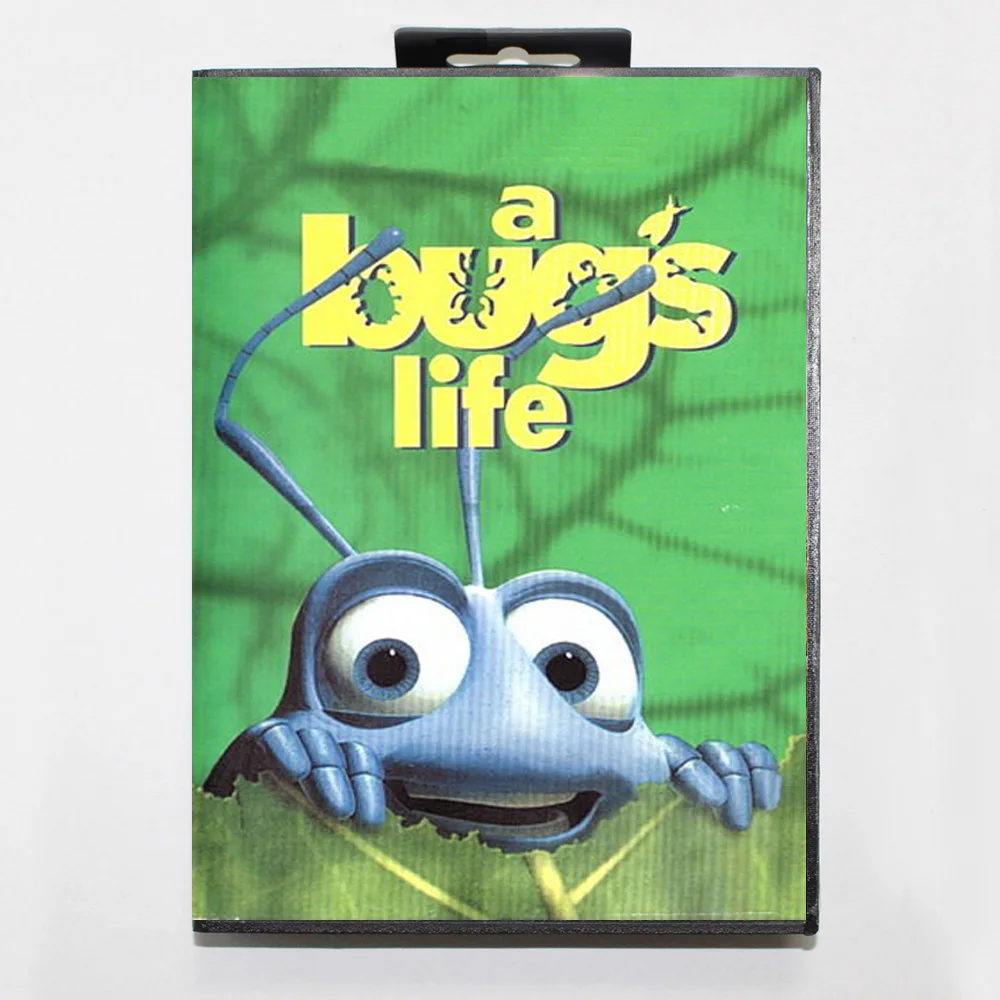 خرطوشة ألعاب A Bugs Life 16Bit MD مع صندوق RU لأنظمة Sega Megadrive Genesis