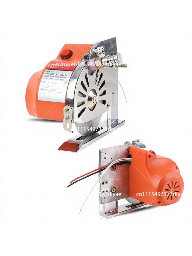 220V Electric Round Knife Fabric Cutter Servo Brushless Direct Drive Cloth Cutting Machine for Garment Leather Textile