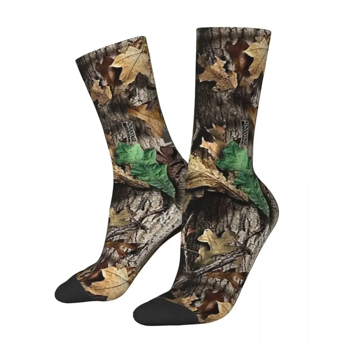 Real Tree Camouflage Socks Harajuku High Quality Stockings All Season Long Socks Accessories for Unisex Birthday Present