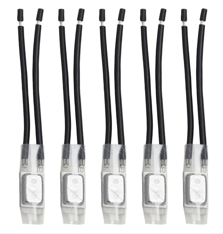 10PCS 17AM Bimetallic Thermostat Switch 40-150C Normally Closed Temperature Controller For Automotive Engine And Lighting Fixtur