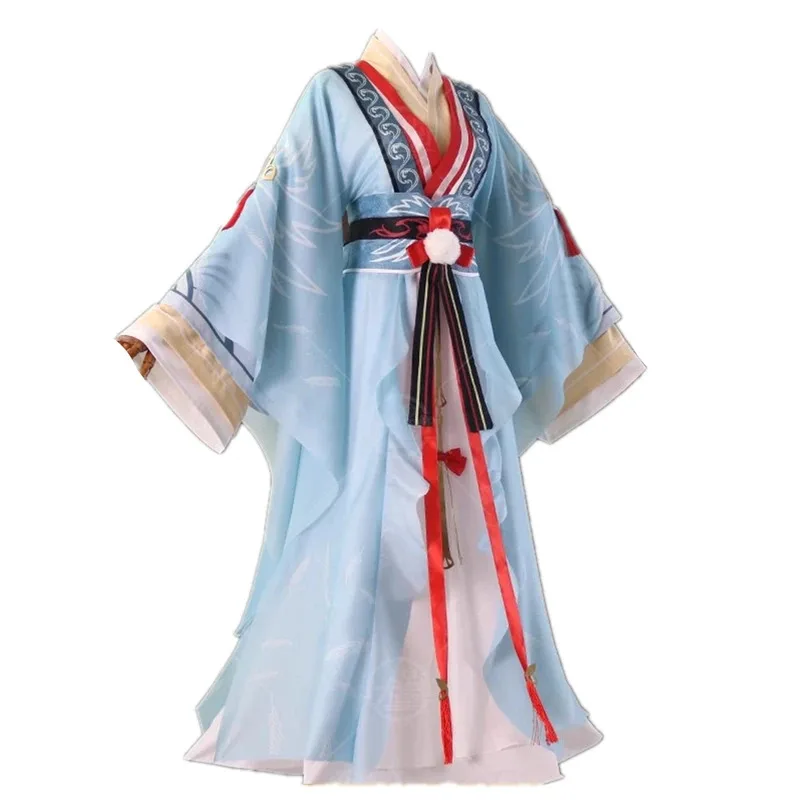 

Neiting Xiuluo King Guangling Hanfu Косплей Костюм Полный комплект Довольно крутой Хэллоуин Рождество Cos Вечеринка Индивидуальная одежда Подарки