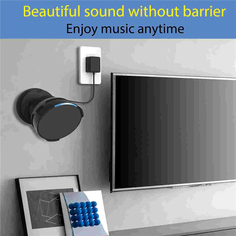 Soporte para altavoces de audio Soporte para altavoces portátil montado en la pared para Amazon Echo Pop