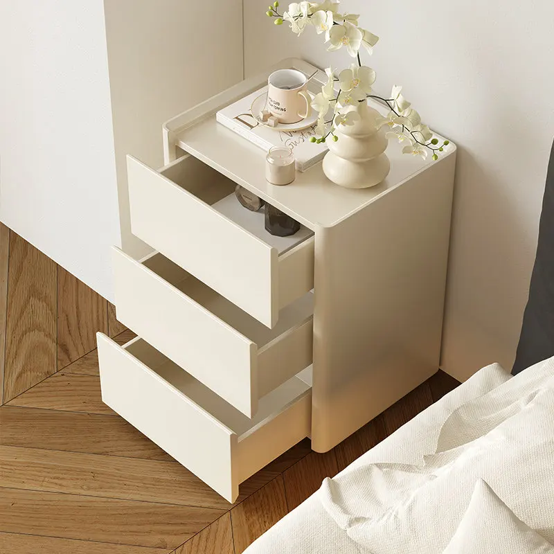 

Aesthetic Corner Nightstands Drawers Accessories Adult Essentials Bedside Table Bedroom Modern Mesita De Noche Room Furnitures