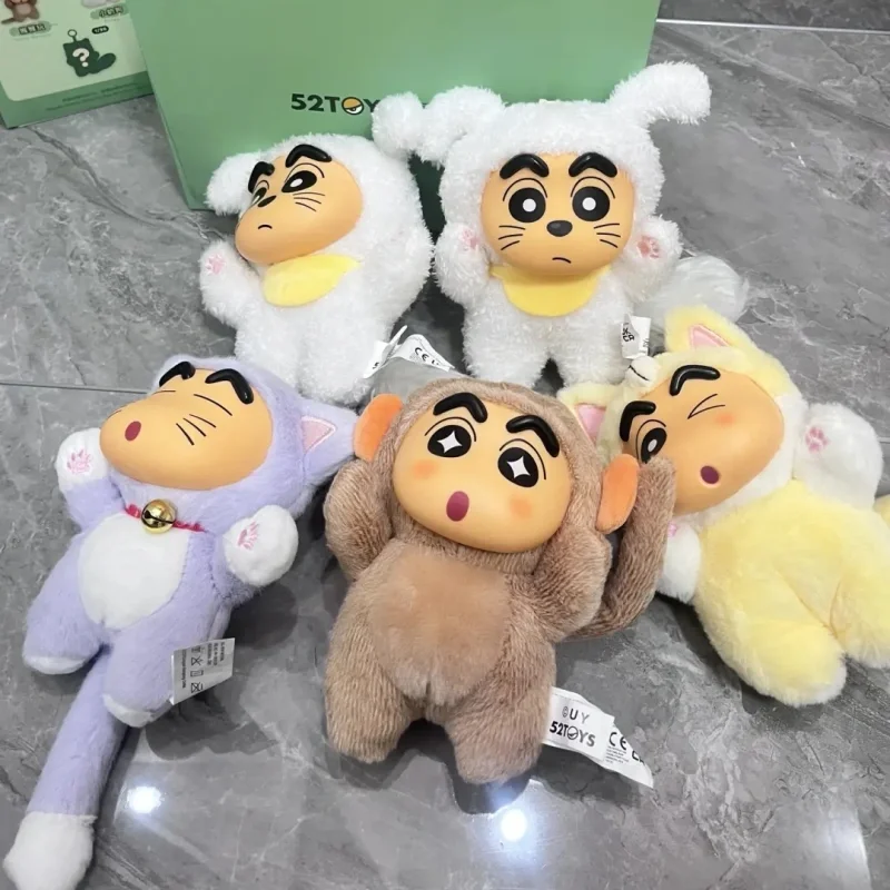 

Original Genuine Crayon Shin-Chan Big Tails Blind Box Kawaii Pendant Keychain Cute Dolls Room Ornaments Blind Boxes Toys Gifts