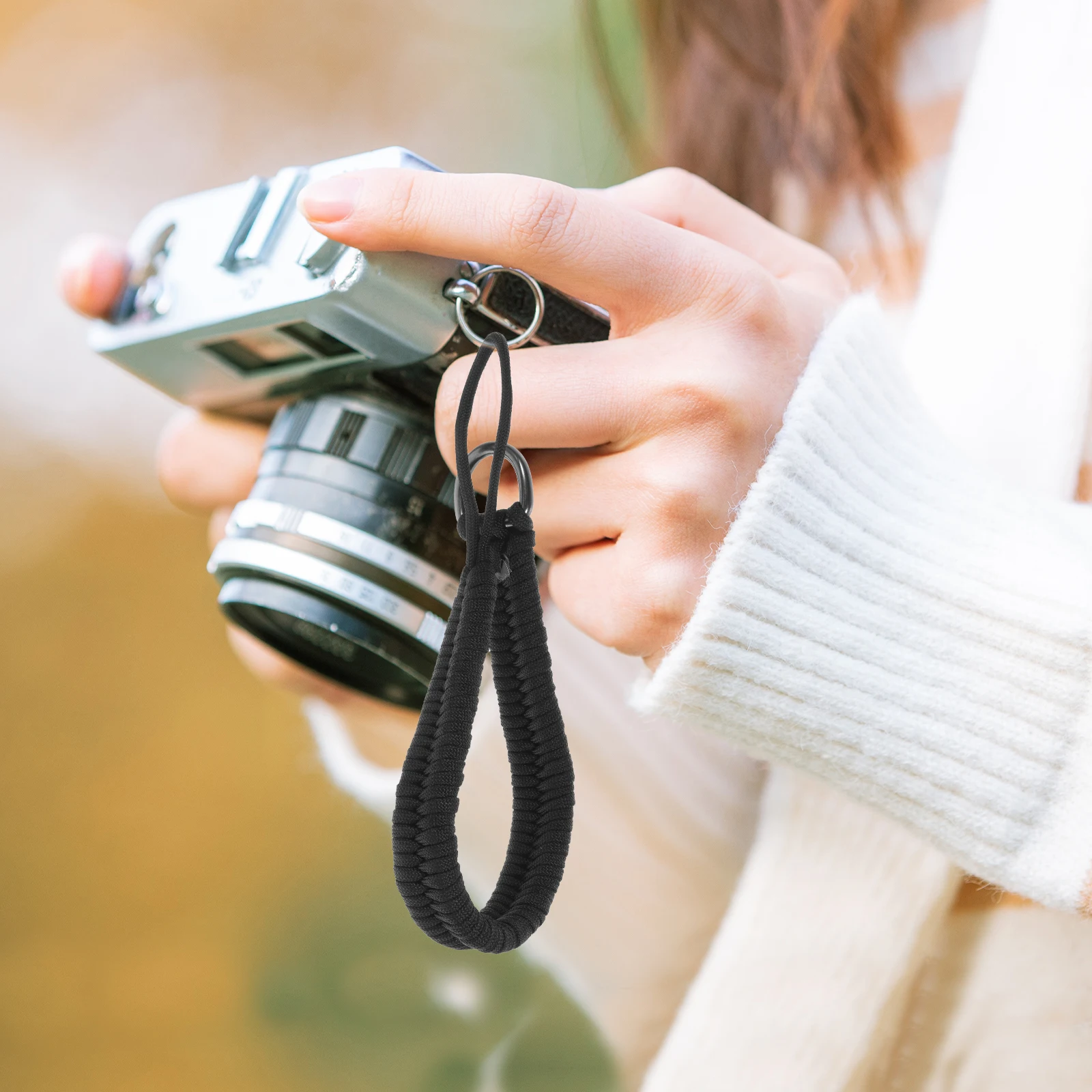 

Wrist Adjustable Straps Wrist Lanyard For Men Black Secure Devices Travel Universal H Strap For Camera