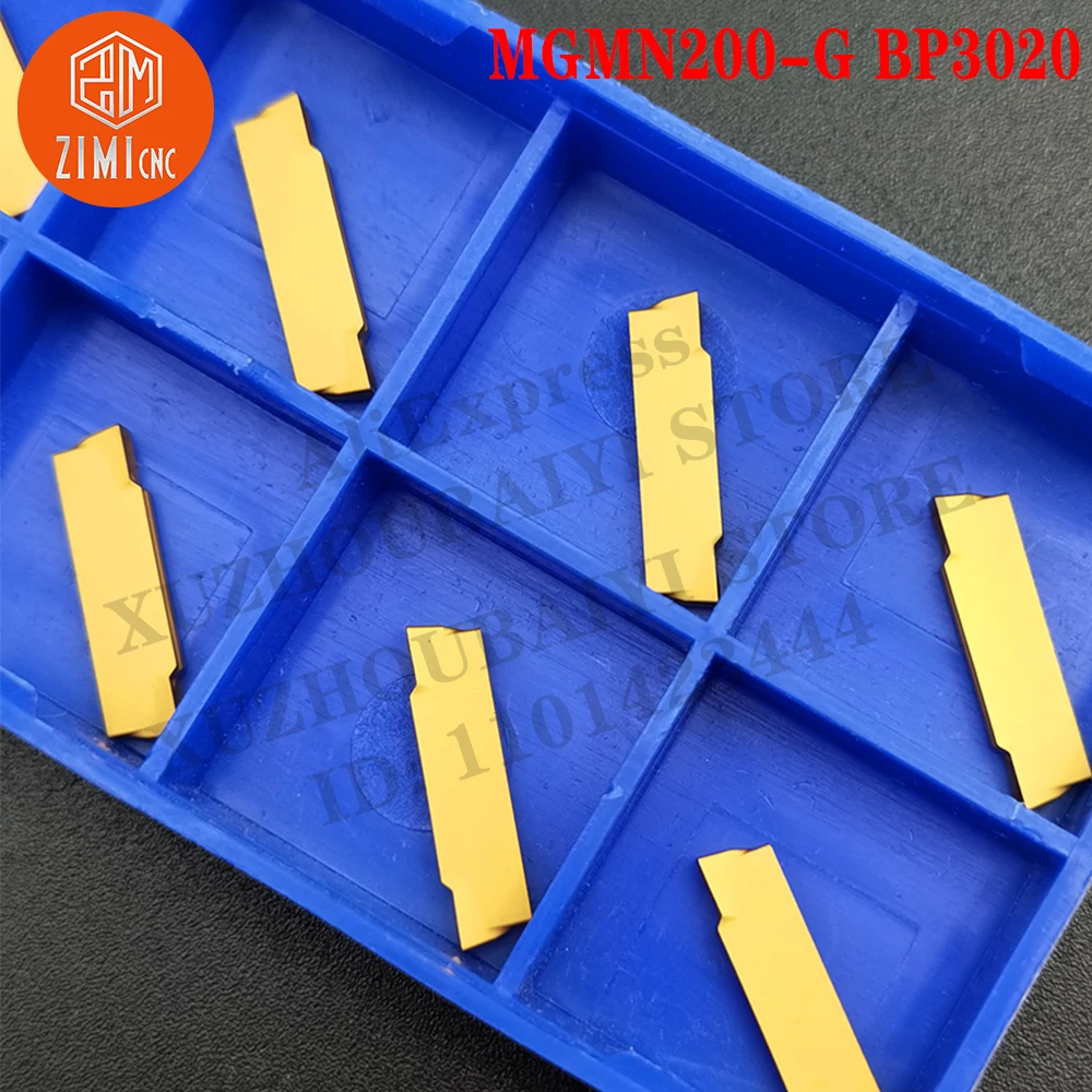 MGMN200-G BP3020 كربيد حشو إدراجات معدنية مشقوقة باستخدام الحاسب الآلي رقاقة سريعة حامل خارجي أدوات القطع أدوات تحول MGMN