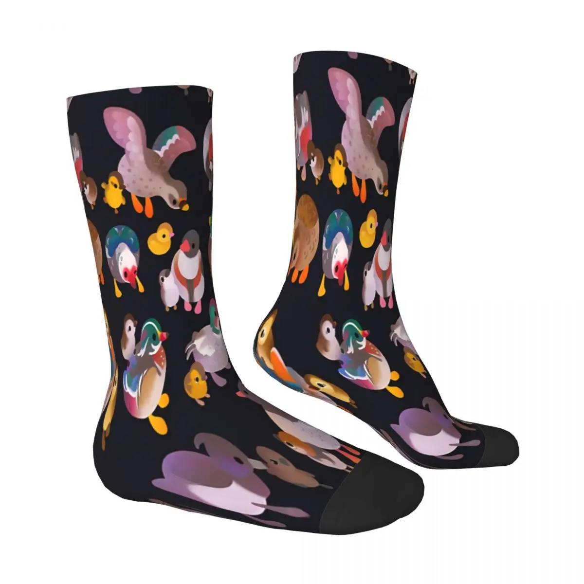 Duckling Duck Socks Male Mens Women Autumn Stockings Hip Hop