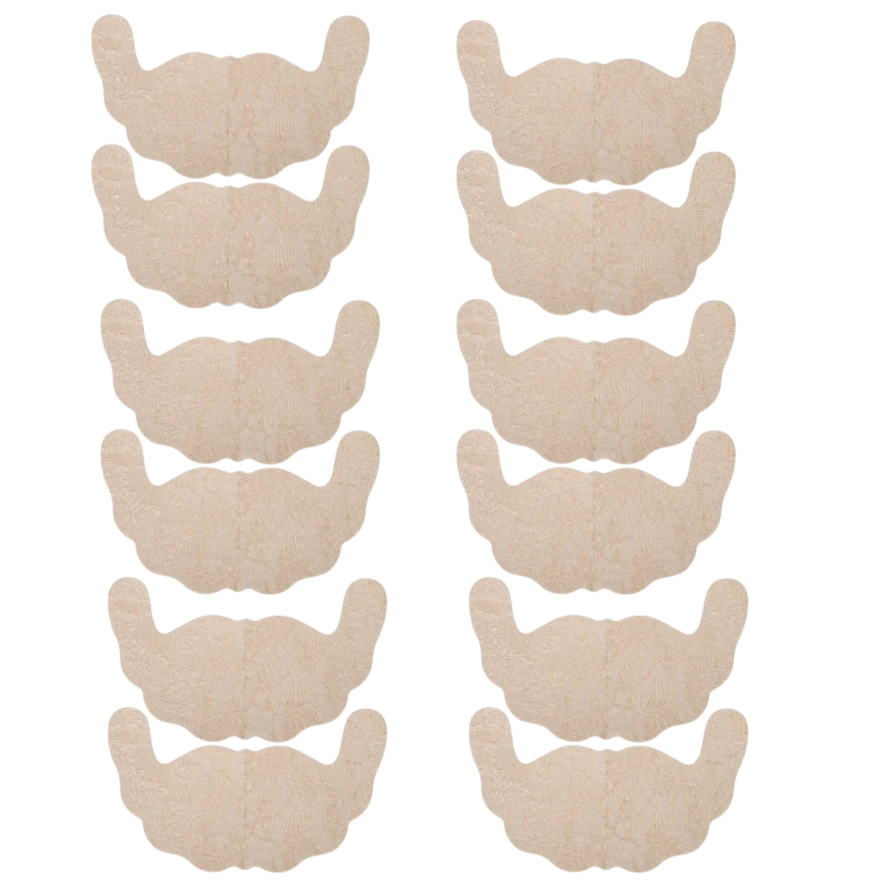 12pcs seamless one-time wear Self Adhesive Bras Self-Adhesive U Shaped seamless Bra Pads Breast Pasties For Women