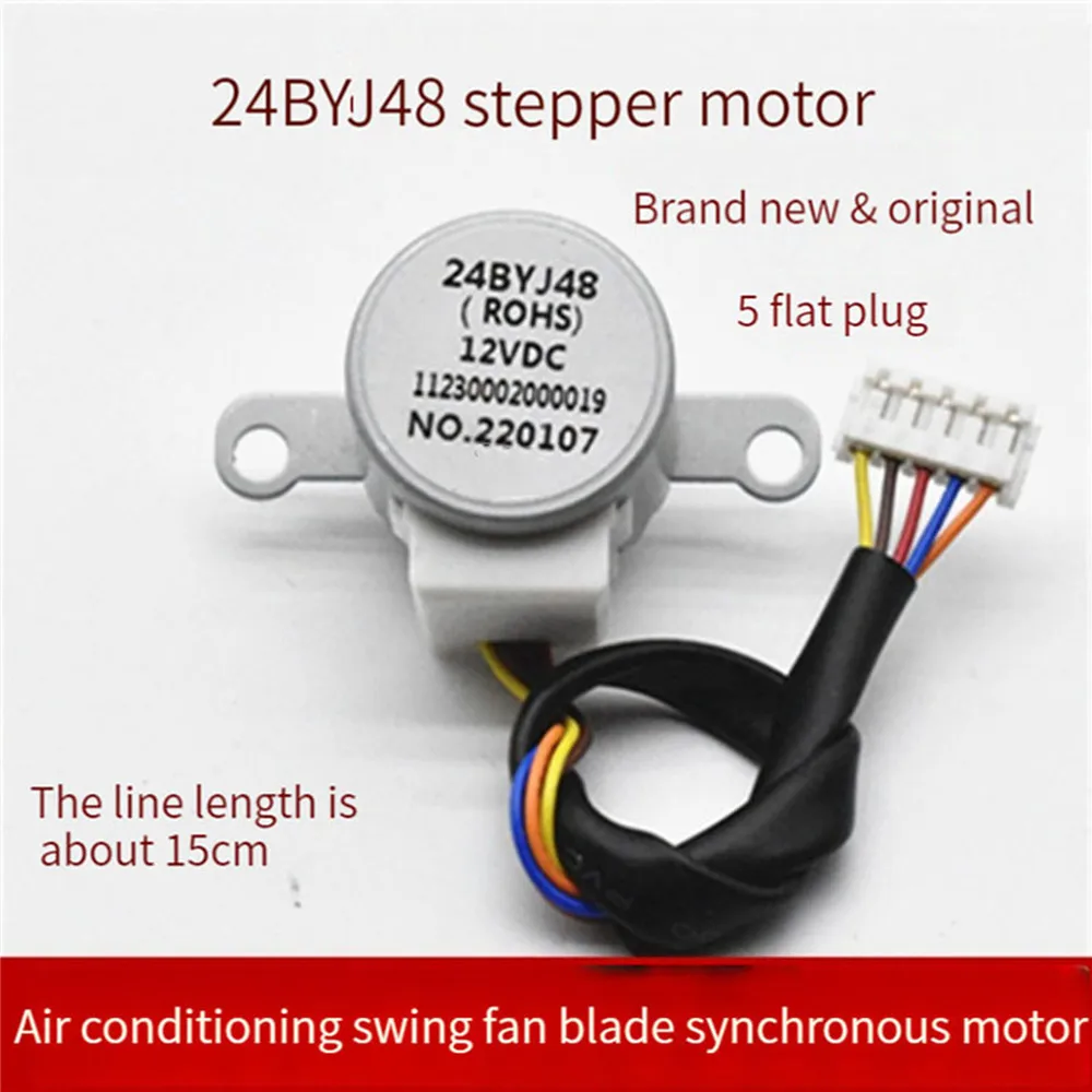 24BYJ48 Stepper Motor DC 12V Stepper Motor Air Conditioner Slow Speed Micro Mini Stepper Motor For AUX