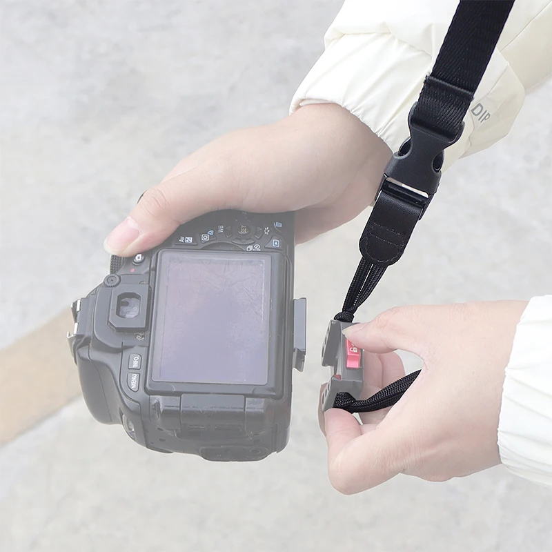 Camera Strap Adjustable Shoulder Neck Belt Quick Release Buckle for Sony for Canon Nikon Fuji DSLR Mirrorless Rope Accessories