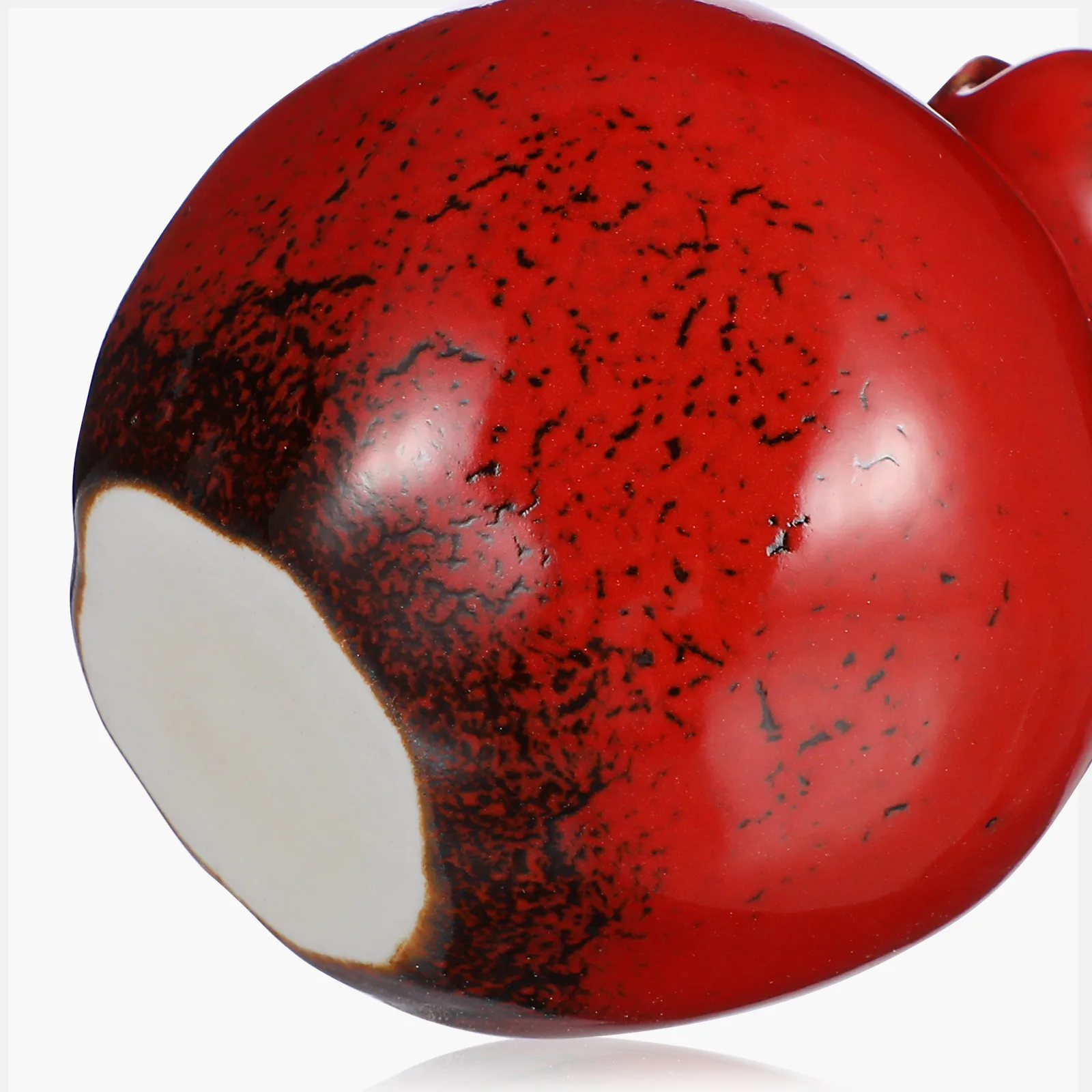 

Ceramic Pomegranate Vase Creative Fruit Shape Small Home Decoration Flower Arrangement Vase Desktop Ceramic Craft Ornament