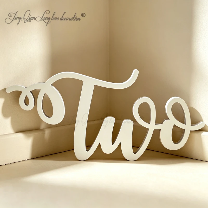 Custom Two Logos Laser Cut Wooden Photo Props Personalized Photography Props