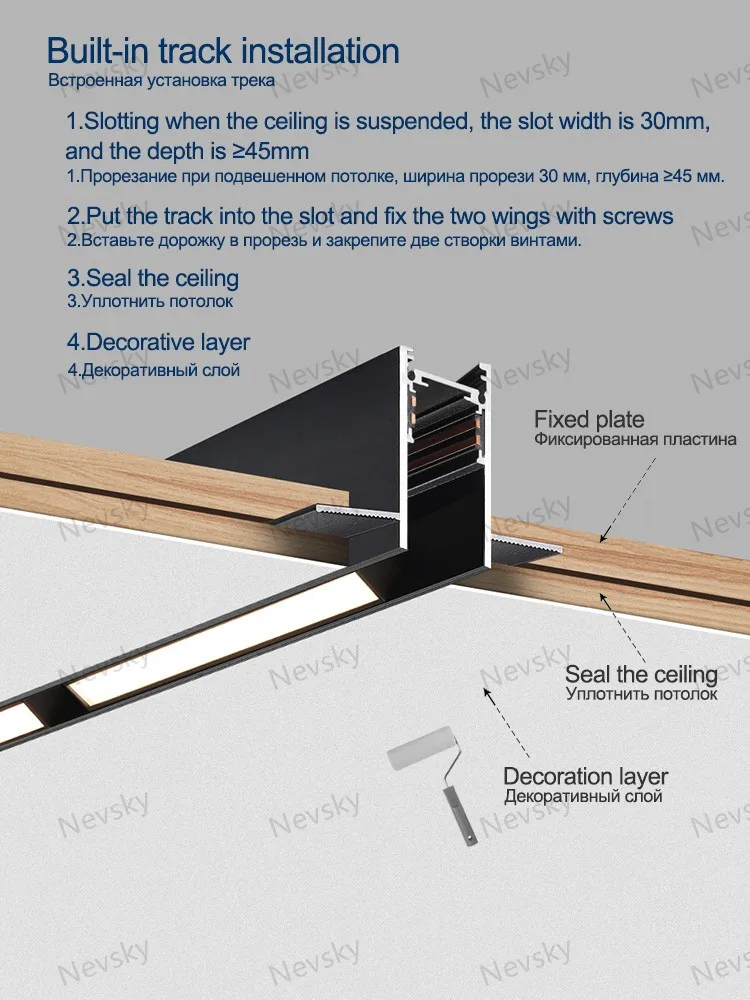 Lampu Track Magnetik Tersembunyi (Berikan kutipan sesuai gambar)