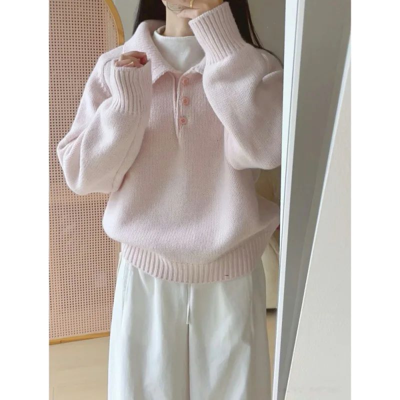 

Pullover Sweater Women Fashionable Korean-style Autumn/Winter Loose Warm Knit Sweater