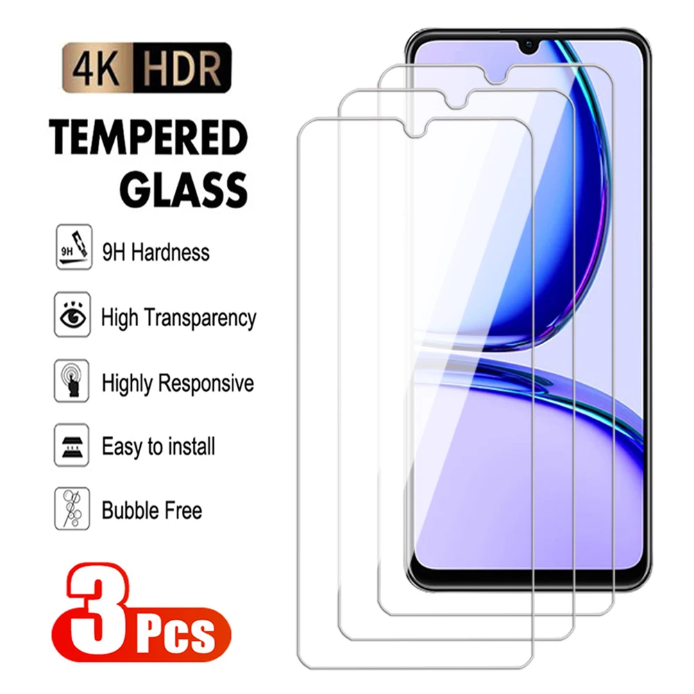 Защитная пленка для экрана Realme C51 C53 C55 C30 C31 C33 C35 C20 C21 C25 закаленное стекло Realme C25s C30s прозрачная стеклянная пленка