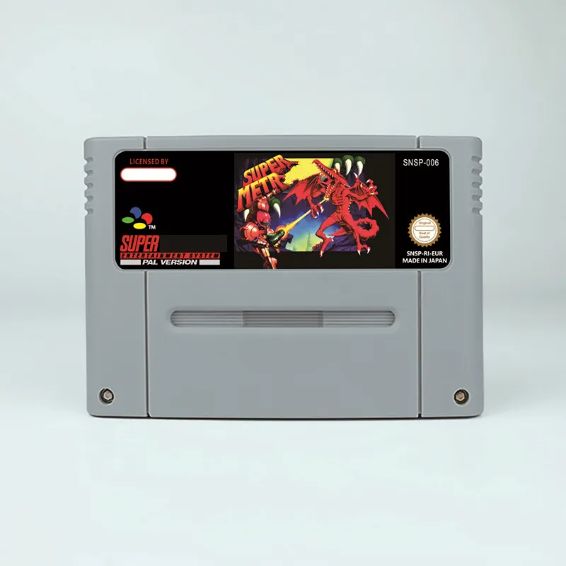 بطاقة ألعاب Super Metroided EUR USA 16 بت RPG لوحدة تحكم ألعاب الفيديو خرطوشة ألعاب snes