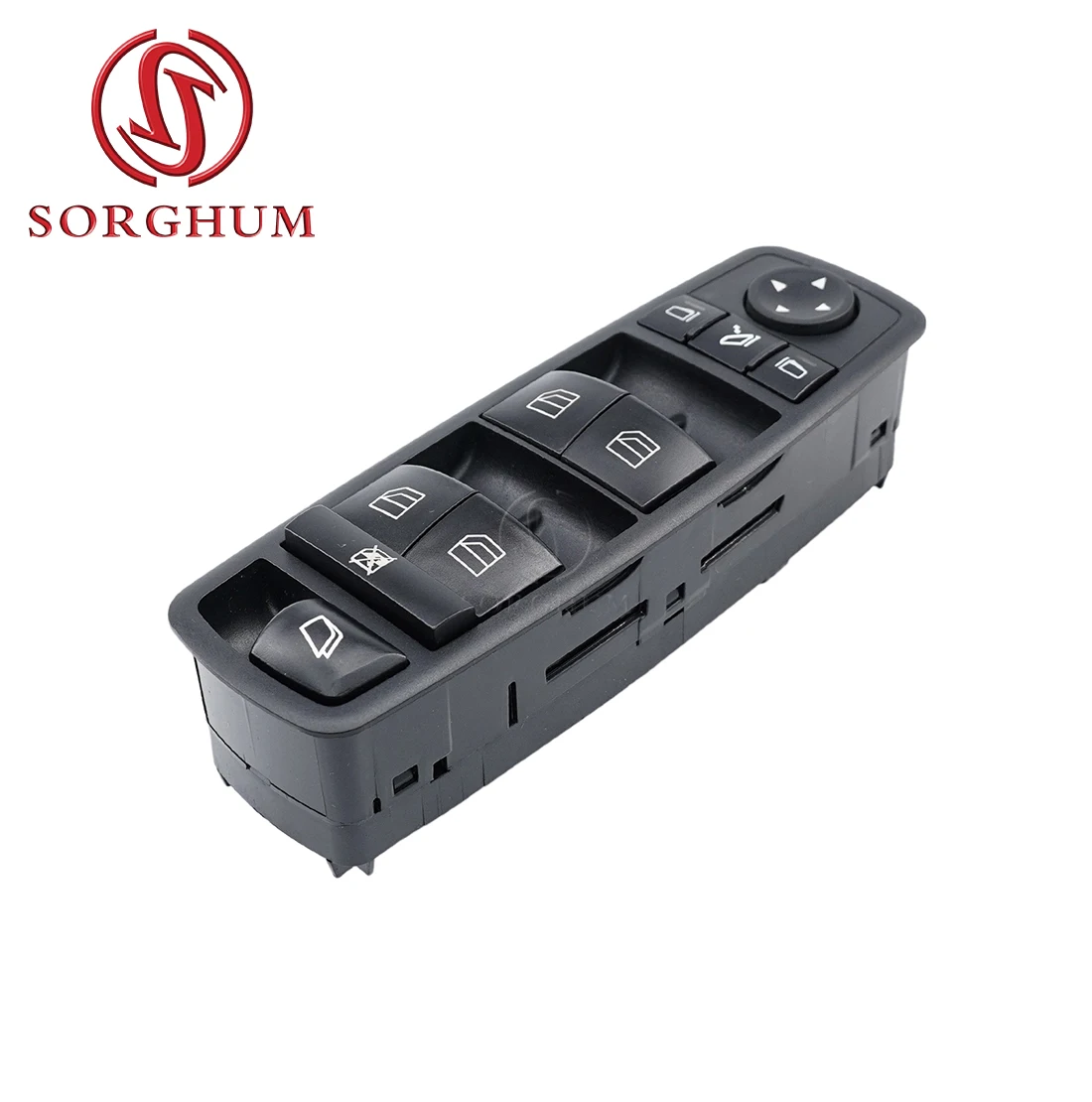 Sorghum-Interruptor de ventanilla eléctrica para coche, Panel maestro para Mercedes Benz GL, Clase R, ML350, W251, X164, GL450, R350, R300, GL320,