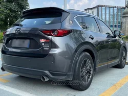 For Mazda CX5 CX-5 2017 - 2023 high quality ABS plastic gloss black carbon fiber look rear spoiler CX-5 trunk boot wing spoiler