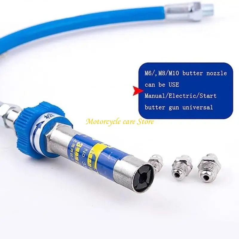 

U75F Grease Guns Coupler Fitting High Elasticity Spring Lock Release Mechanism High Pressure Grease Adapter For Lubrication