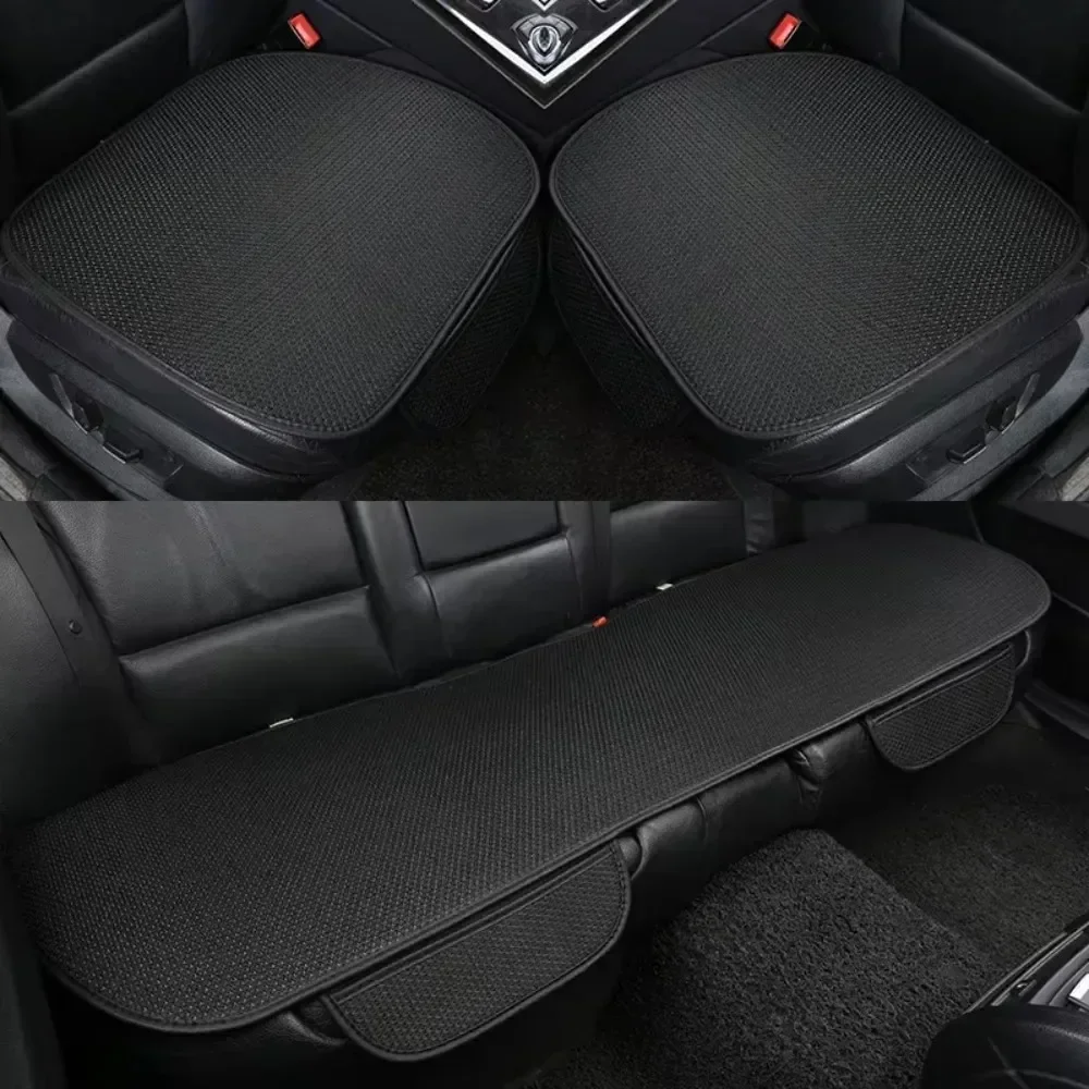 Autos itz bezug atmungsaktiv Eis Seide Autos itz kissen Protector Pad Front Pad Universal Auto Sitzkissen Set