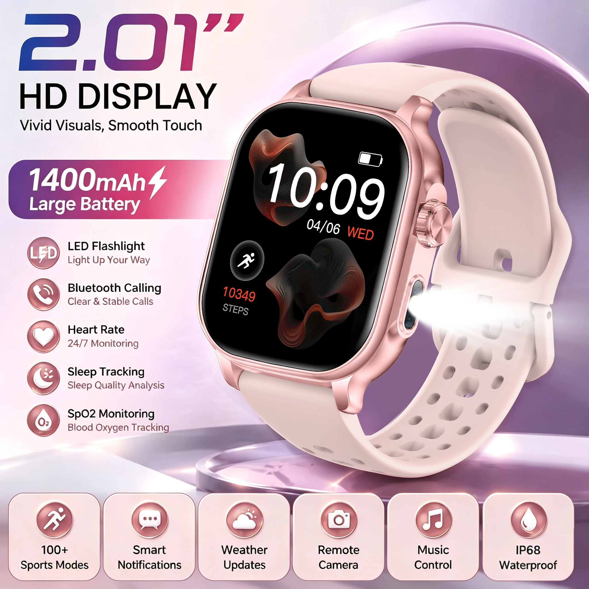 2026 New Ultra 2 SE Women SmartWatch 1400mAh 2.01 Inch AMOLED HD Screen Voice assistant BT Call Men Smart Watch For ladies Gifts