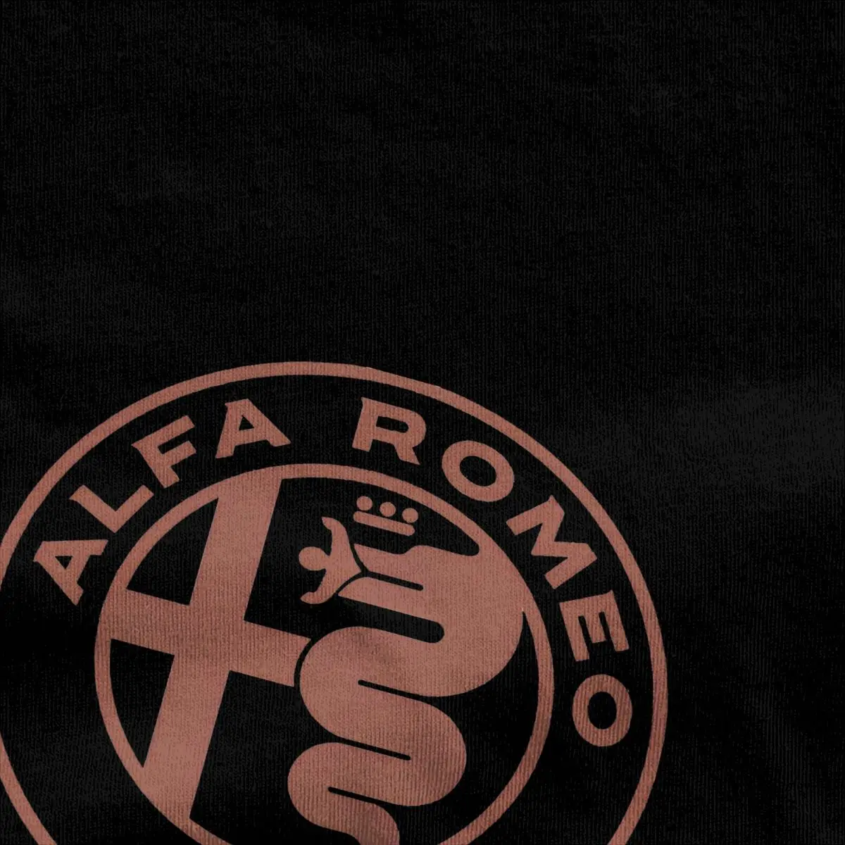 A-Alfas-Romeoed Brown Logo T Shirt Summer Italian Car Y2K Funny T Shirts Cotton Tee Shirt For Man Short Sleeves Casual Tees