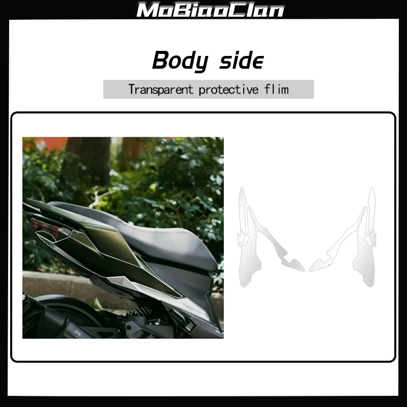 Per SYM DRG150 drg150 2025 Accessori di Modifica TPU Invisibile Copertura Auto Corpo Trasparente Pellicola Protettiva Serbatoio Carburante Adesivo