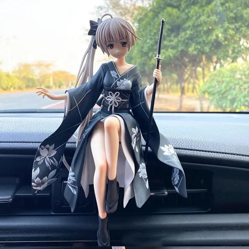 Adorable Anime Character Model Yosuga No Sora Anime Figure Car Ornaments Anime Collection Doll Car Dashboard Decorations