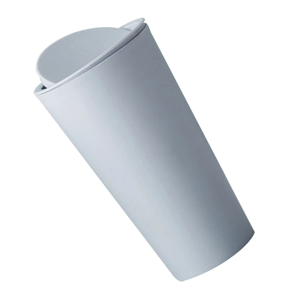 

2 шт., мини-настольный мусорный бак из полипропилена, вращающаяся крышка, мусорное ведро для автомобиля, домашнего офиса, контейнер для мусора, ведро для хранения